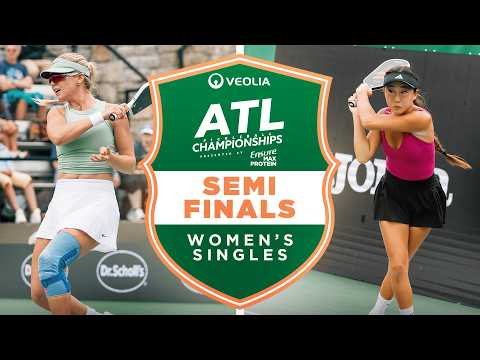 Anna Leigh Waters v Kiora Kunimoto at the Veolia Atlanta Pickleball Championships
