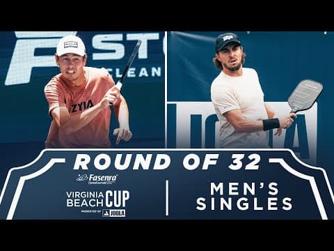 Connor Garnett v Yates Johnson at the Fasenra Virginia Beach Cup presented by Joola