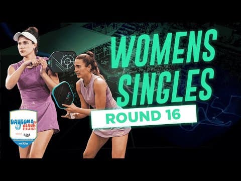 Dominique Schaefer v Angie Walker at the Daytona Beach Open