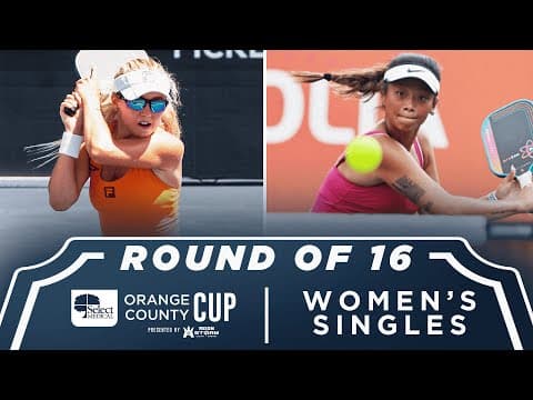 Anna Leigh Waters v Ting Chieh Wei at the Select Medical Orange County Cup