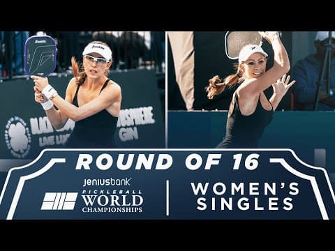 Parris Todd v Lara Giltinan at the Jenius Bank Pickleball World Championships