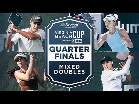 Johnson/Johnson v Todd/Alshon at the Fasenra Virginia Beach Cup presented by Joola