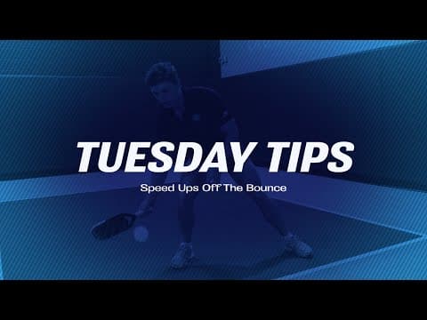 Tuesday Tips | Speed Ups Off the Bounce | David Beiger