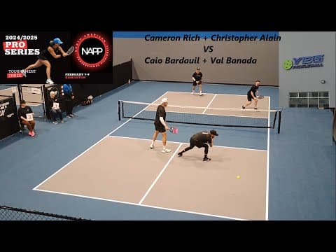 North America Pickleball Pro | Cameron Rich + Christopher Alain VS Caio Bardauil + Val Banada | Gold