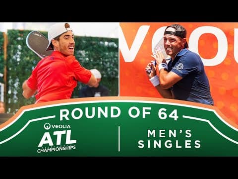 Federico Staksrud v Alexander Crum at the Veolia Atlanta Pickleball Championships