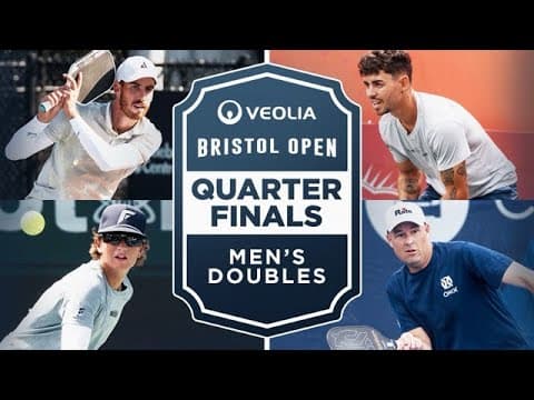 Staksrud/Patriquin v Martinez Vich/Wright at the Veolia Bristol Open