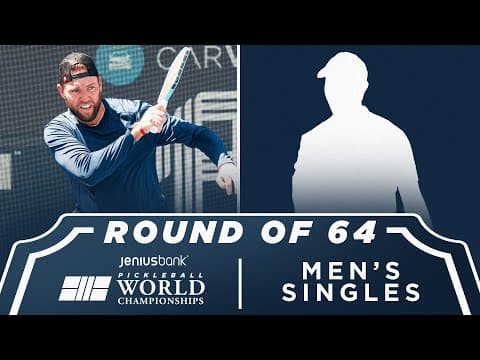 Jack Sock v Oliver Frank at the Jenius Bank Pickleball World Championships