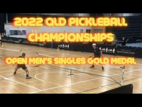 2022 QPC Open Mens Singles Gold Medal