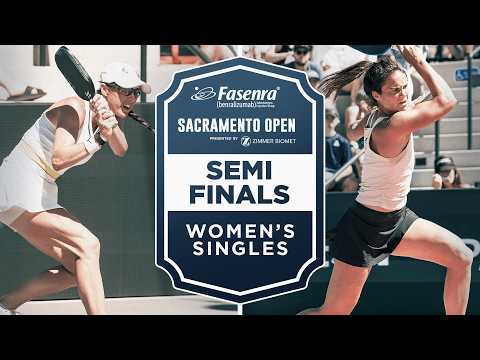 Kaitlyn Christian v Lea Jansen at the Fasenra Sacramento Open