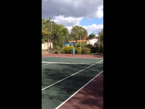 Matthew Brown age 8 future Roger Federer