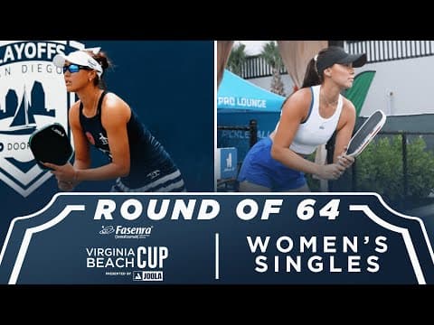 Mya Bui v Jade Rau at the Fasenra Virginia Beach Cup presented by Joola