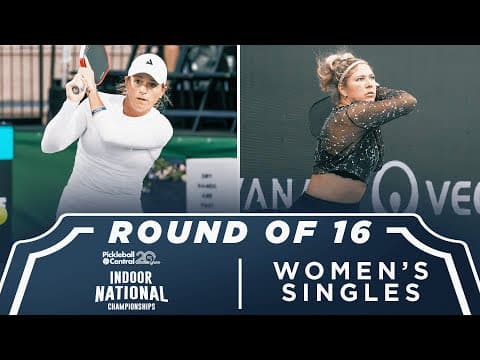 Brooke Buckner vs Nicole Conard at the Pickleball Central Indoor National Championships | PPA Tour