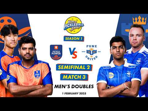 WPBL S1 Semi Finals | Mumbai Pickle Power VS Pune United | Men’s Doubles
