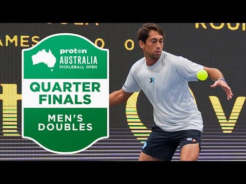 Navratil/Wild v Bacalla/Wild at the Proton Australia Pickleball Open