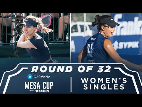 Genie Bouchard vs Albie Huang at the Carvana Mesa Cup