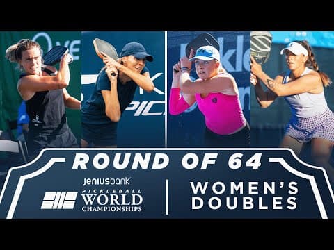 Castillo/Erokhina v Phillips/Donahue at the Jenius Bank Pickleball World Championships