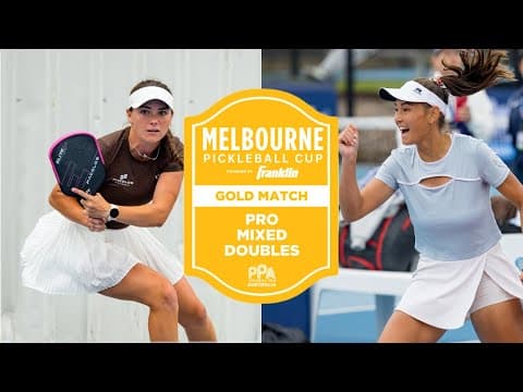 Sahra Dennhy vs Roos Van Reek at the Melbourne Pickleball Cup | Gold Medal Match