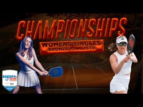 Mary Brascia v Helena Jansen at the Daytona Beach Open