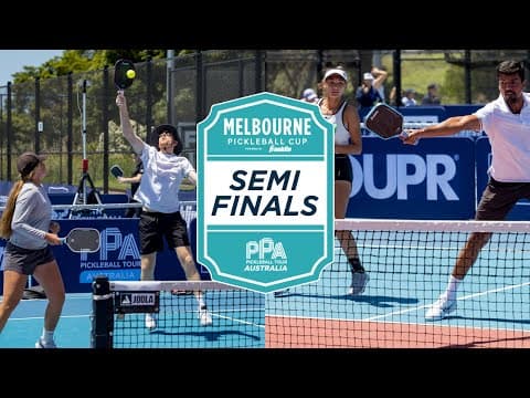 Townsend/Wild vs Van Reek/Grewal at the Melbourne Pickleball Cup | Semi Final Match
