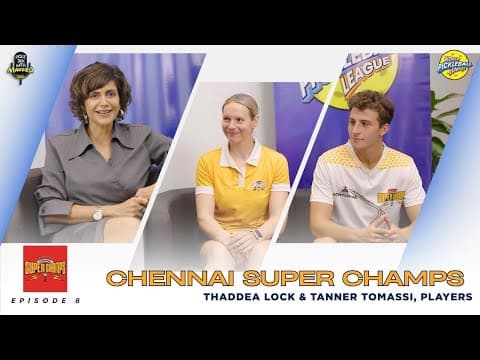 Pickle Talk with Mandira | Episode 8 | Thaddea Lock & Tanner Tomassi - Chennai Super Champs