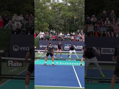 JW Johnson shows why his pickleball nickname is “flick wizard”