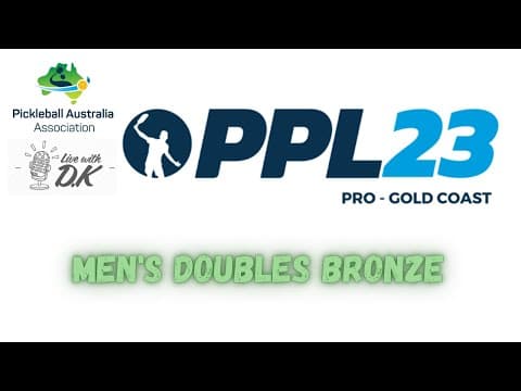 PPL GC Open Men's Doubles Bronze Medal