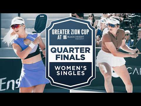 Anna Leigh Waters vs Jorja Johnson at the Greater Zion Cup at the Black Desert Resort
