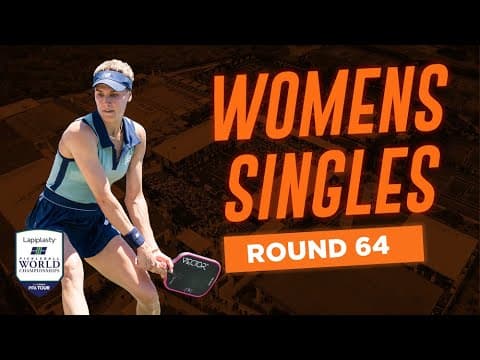 Genie Bouchard v Lara Giltinan at the Lapiplasty Pickleball World Championships