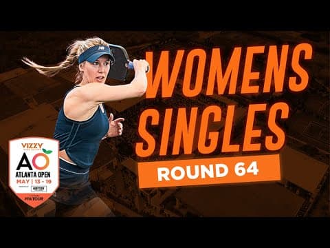Genie Bouchard vs Elina Geut at the Vizzy Atlanta Open Presented by Acrytech