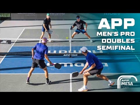 Men's Pro Doubles Semifinal - Erik Lange/Purple Jesus Manthou vs. Drake Palm/Callan Dawson