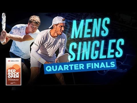Federico Staksrud vs Collin Shick at the Selkirk Red Rock Open Presented by Pickleball Central