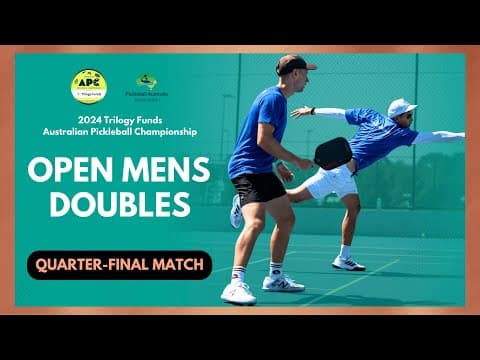 Open Men's Doubles - Quarter Final