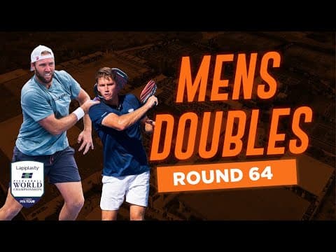 Sock/Shick v Bricker/McCollin at the Lapiplasty Pickleball World Championships