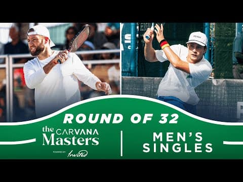Jack Sock vs Tom Protzek at the The Carvana Masters