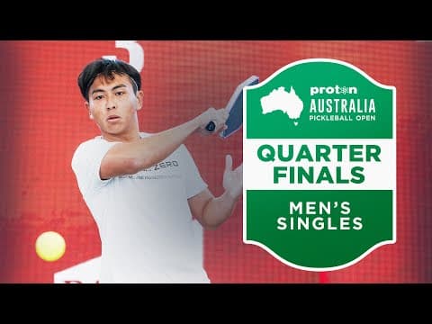 Dave Bacalla vs Phuc Huynh at the Proton Australia Pickleball Open
