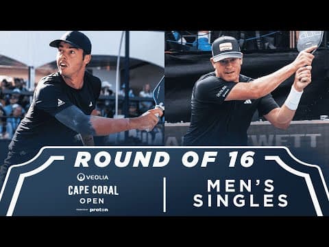 Ben Johns v Rafa Hewett at the Veolia Cape Coral Open