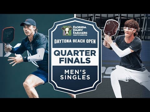 Christian Alshon vs Zane Ford at the Florida Dairy Farmers Daytona Beach Open