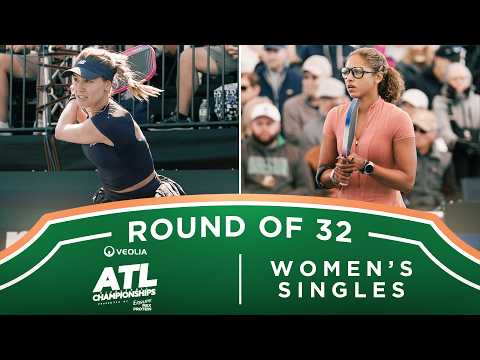 Genie Bouchard v Jessie Irvine at the Veolia Atlanta Pickleball Championships