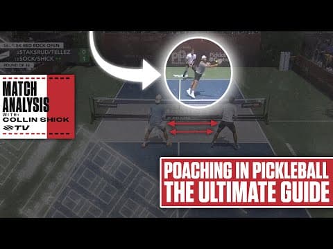 The Anatomy of a Perfect Poach: Collin Shick Pickleball Video Review