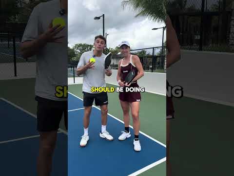 Megan Fudge Teaches Good Court Positioning! #pickleball #pickleballtips