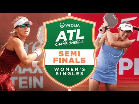 Anna Leigh Waters vs Parris Todd at the Veolia Atlanta Pickleball Championships