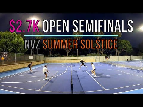 $2.7k NVZ Open Semis Jonathan Truong and JC Chrysostom vs Erik and Kevin Pre-PPA Moneyball