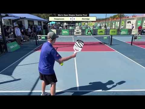 Mens Quarterfinal - Hargreaves v Horridge