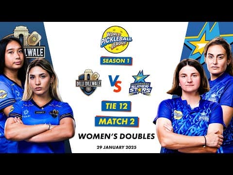 WPBL S1 | Dilli Dillwale Vs Hyderabad Super Stars | Women’s Doubles