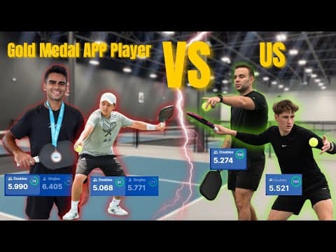 Facing the #1 APP Singles Player… in a $1000 Doubles Semifinal!