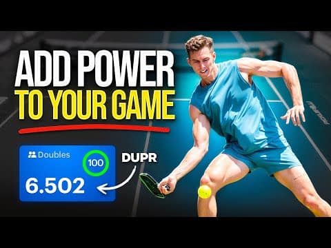 The Secret to MASSIVE Power in Pickleball (Revealed by Pro Grayson Goldin)