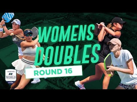 Waters/Parenteau v Emmrich/Erokhina at the Lapiplasty Pickleball World Championships