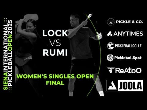 Thaddea Lock vs Francesca Rumi - Women's Singles Open Final - SIPO 2025
