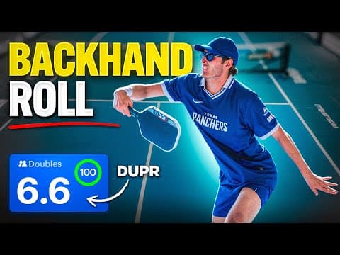 Eric Oncins Teaches The Backhand Roll in Pickleball