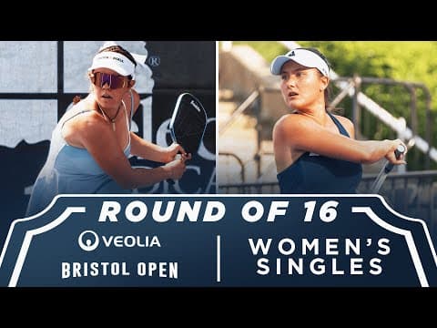 Jorja Johnson v Anna Bright at the Veolia Bristol Open